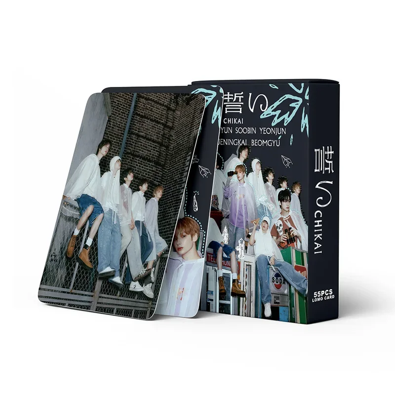 54 قطعة/المجموعة/مجموعة ألبوم مجموعات Kpop للأولاد الصغير 3: بطاقات TOMORROW lomo 2024 بطاقات صور تشيكاي بطاقات قابلة للجمع