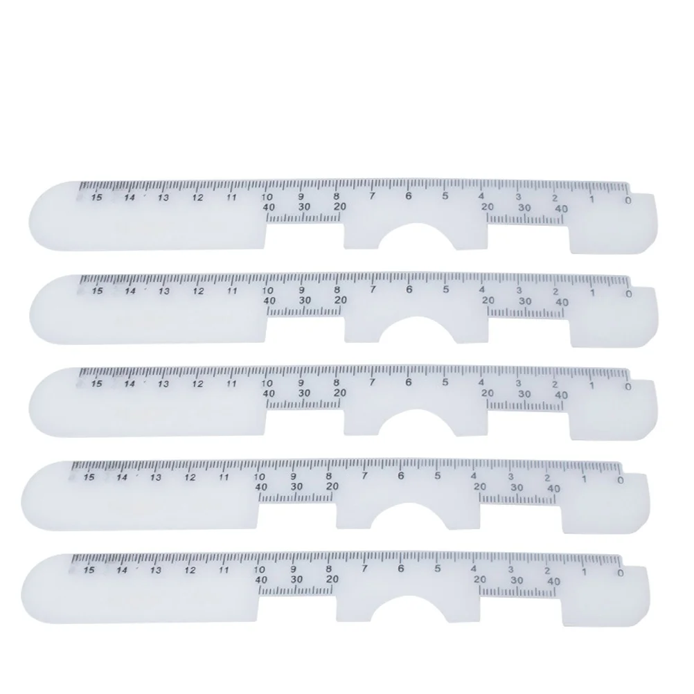 

5pcs PD Ruler Pupil Distance Measuring Tool Lightweight Portable Optical Glasses Accessories Millimeter Frame Measurement