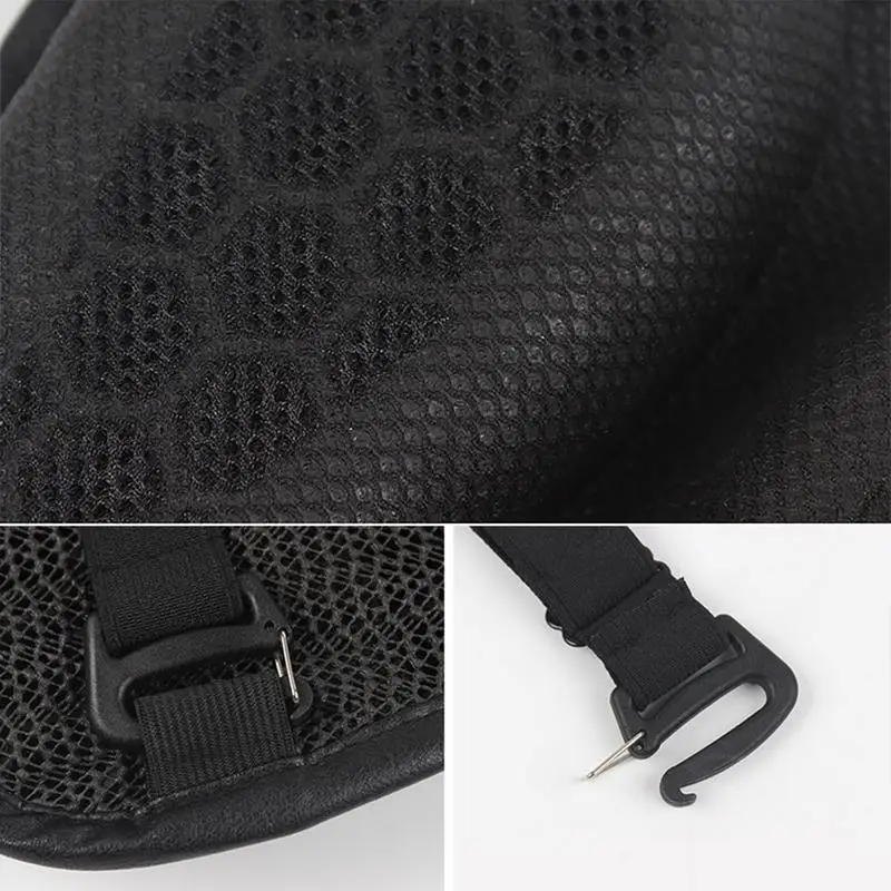 Motorcycle Seat Cushion Cover Universal Gel Pads For Motorcycle Rear Seat With Non-Slip Granules Motorcycle Accessories