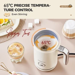 Cafelffe 4w1 elektryczny spieniacz do mleka spieniacz spieniacz mikser do czekolady zimny/gorący Latte Cappuccino automatyczny podgrzewacz do mleka w piance podgrzewacz