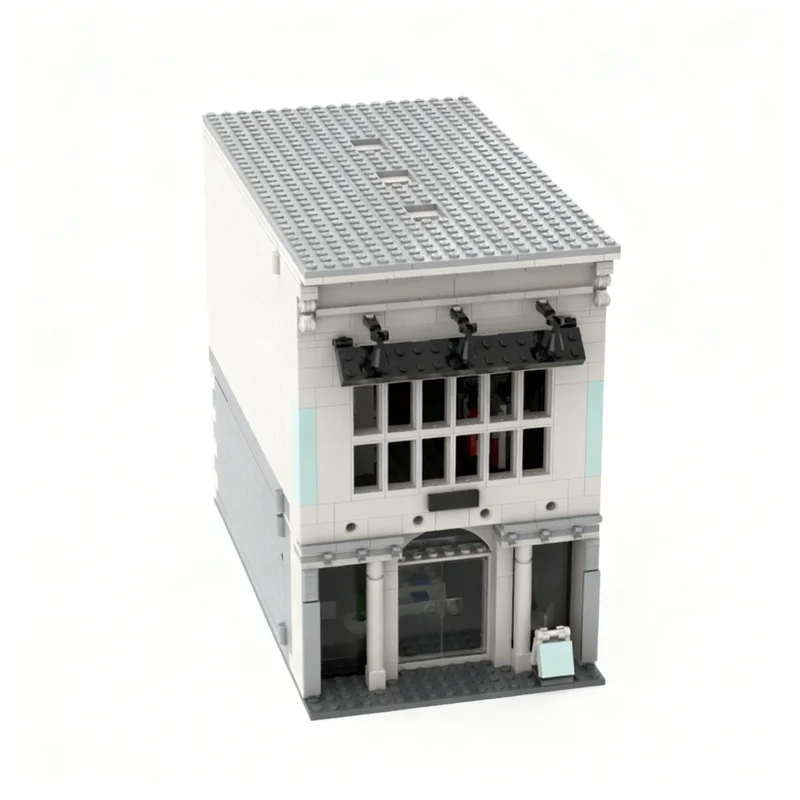1090pcs MOC The Clothing Store Model Building Blocks Architecture Toy Christmas Gift Birthday Creative Assemble DIY Education