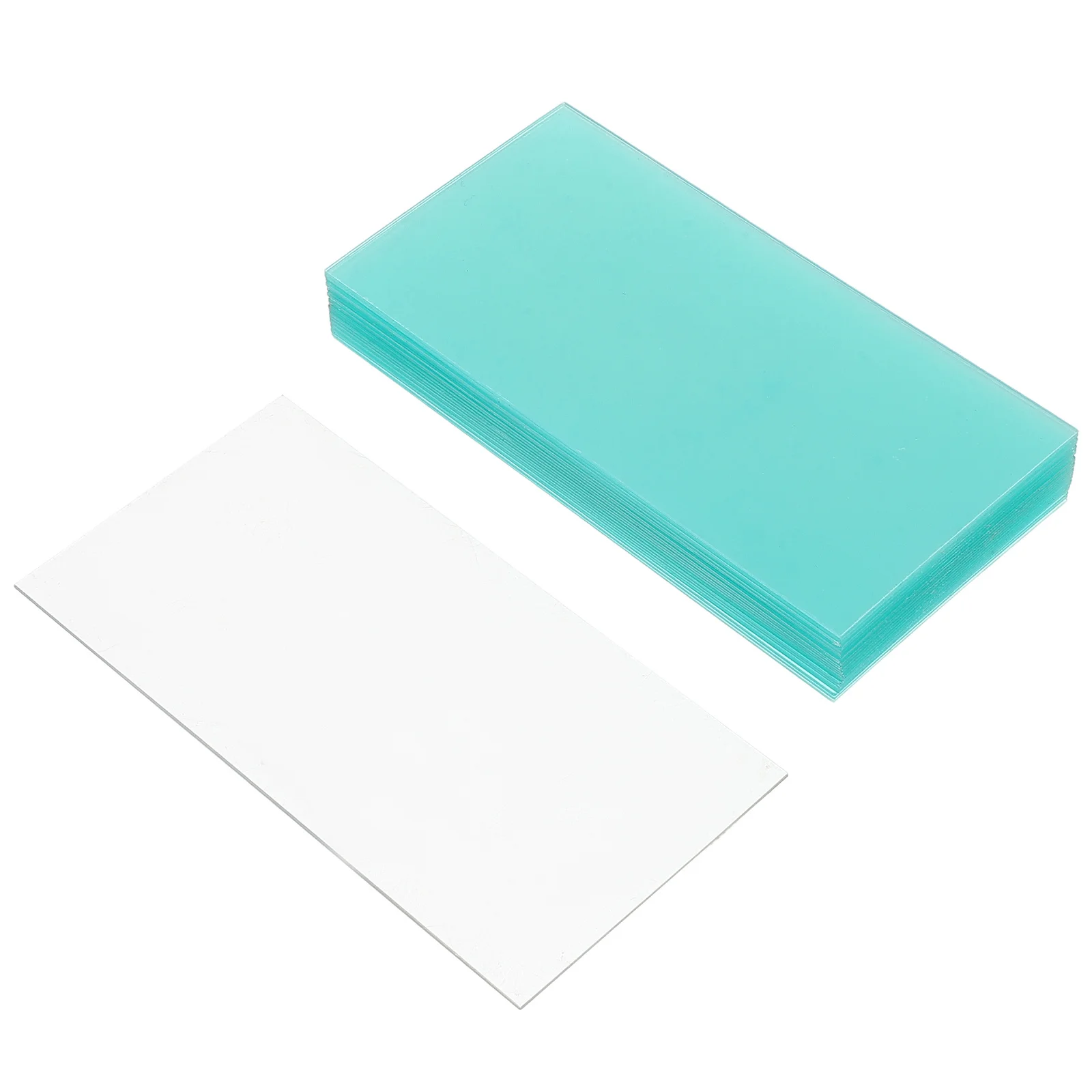 100pcs Electric Welding Mask Auto Darkening Lens Replacement Clear Cover For Solar Powered Hood Sturdy Pc Material Wide