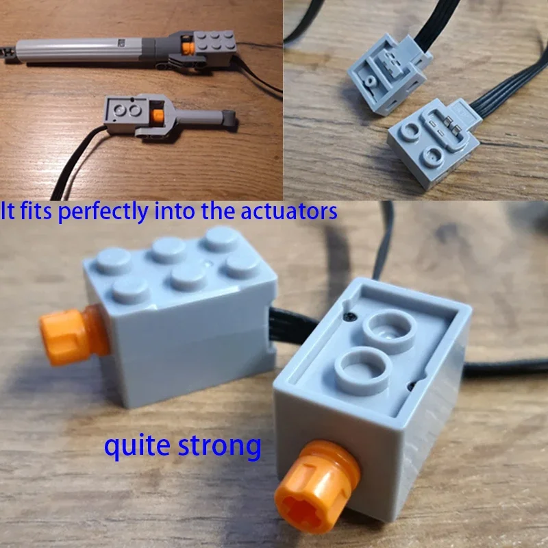 Mini Motor Micro Motor Building Blocks Power Group Module Engine Car Bricks PF Technical Toy for C61018 C61019 Leduo Parts view 2