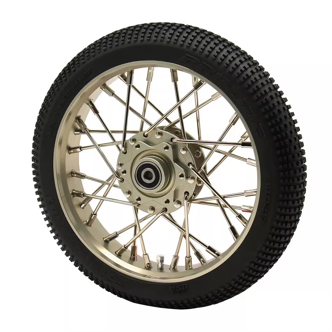 HR Losi 1:4 Promoto MX Motorcycle 7075 Aluminum Alloy Electric Bicycle Front Hub Hard Film Oxidation  Sold 0