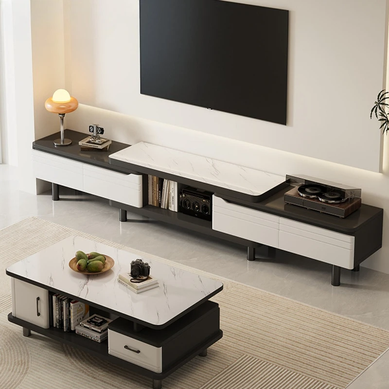 living room home TV cabinet  modern simple small apartment TV cabinet telescopic bedroom meuble télévision home furniture