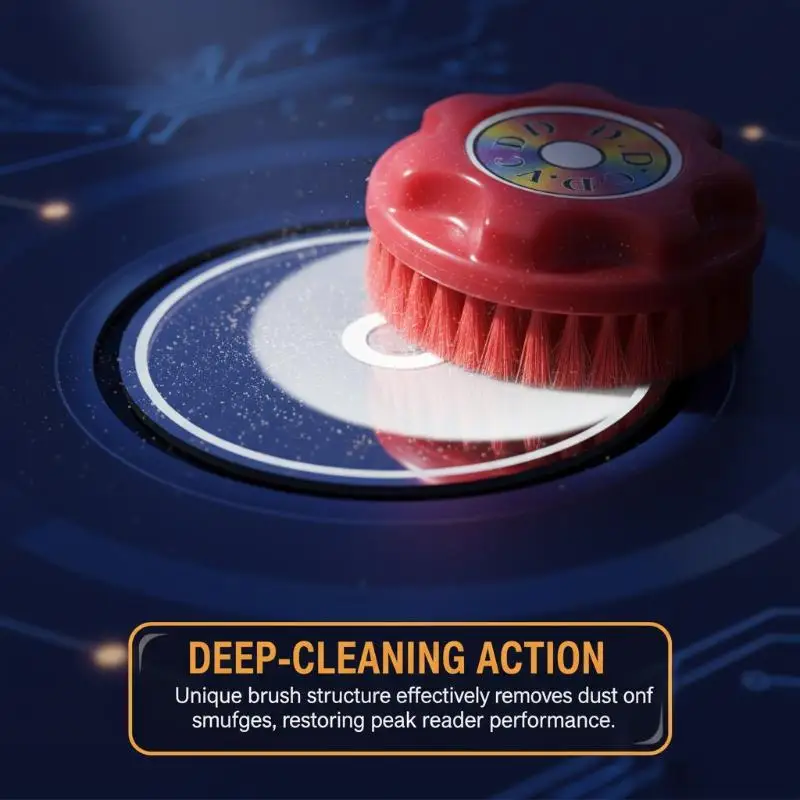 CD DVD VCD Player Lens Cleaner 1 Set Essential Kit For Long Lasting Audio Video Player Performance At Home Parties
