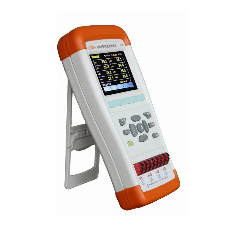 Handheld Multi-Channel Temperature Data Logger with K Type Thermocouple -200 to 1300 Centigrade