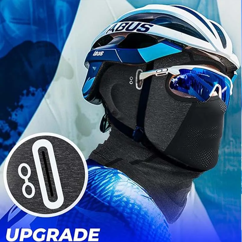Motorcycle Summer UV Protection Glasses Face Breathable Hole Men Women Quick-Drying Motorcyclist Winter Warm Ski Mask