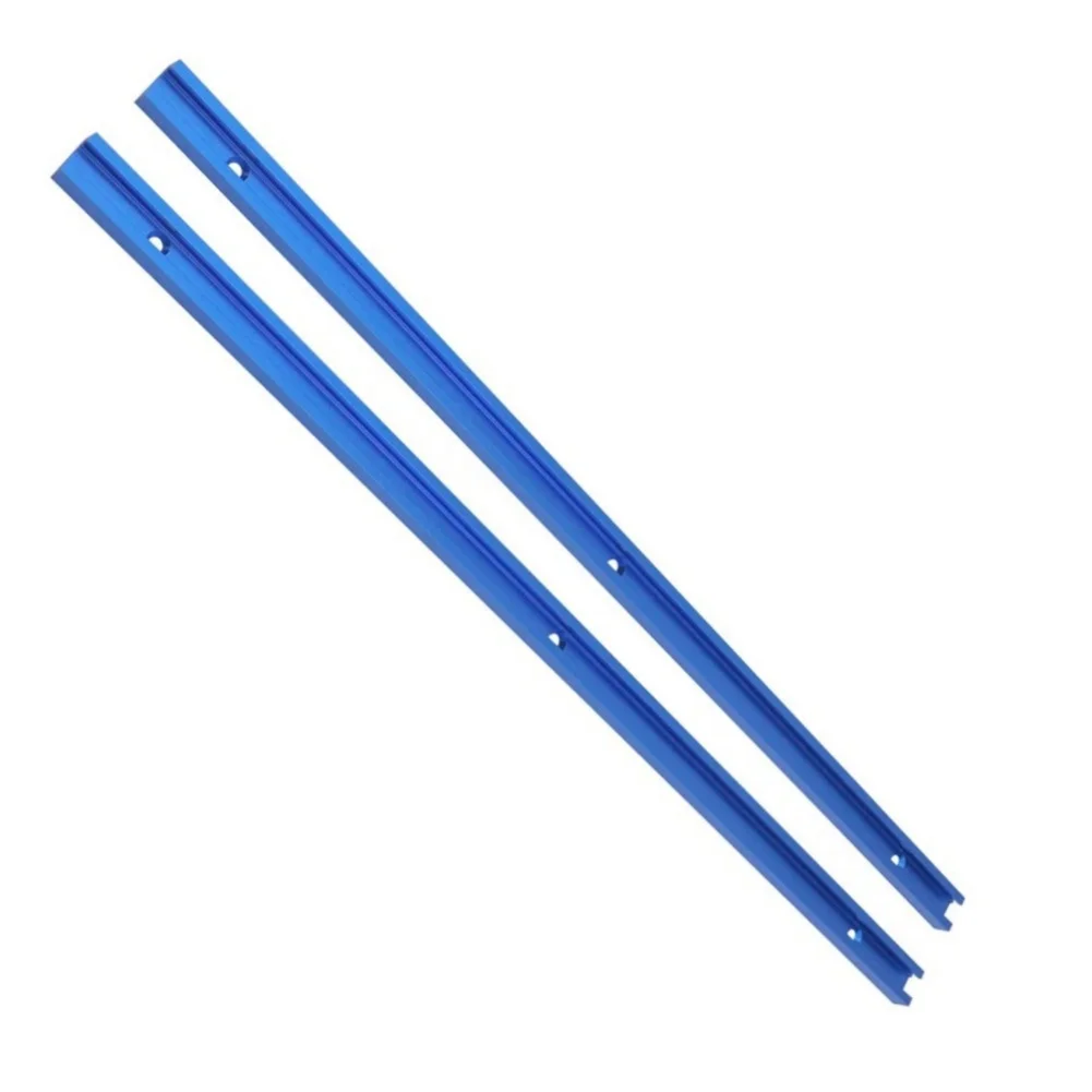 Aluminum T-Slot for miter Track Aluminum Alloy Double Cut Design Easy Installation Fixture Slot Mounting Holes