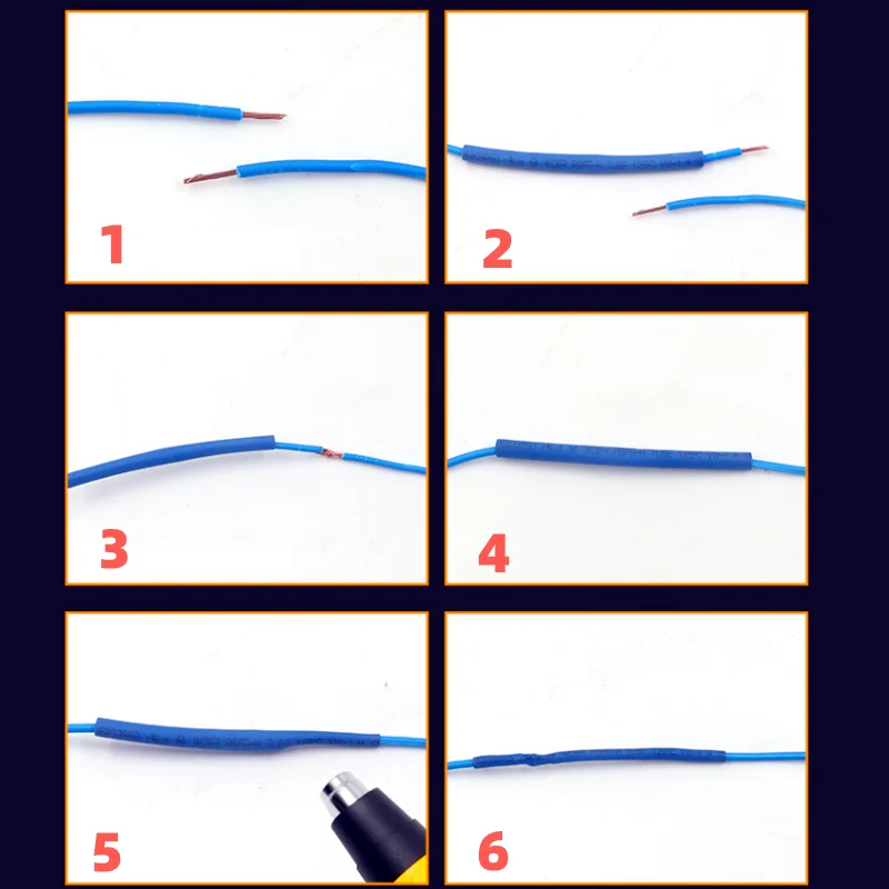 2:1, tubi termorestringenti, 127-850 pezzi, guaina in poliolefina isolata, Kit elettronico fai da te, tubi di collegamento elettrico, manicotti per cavi