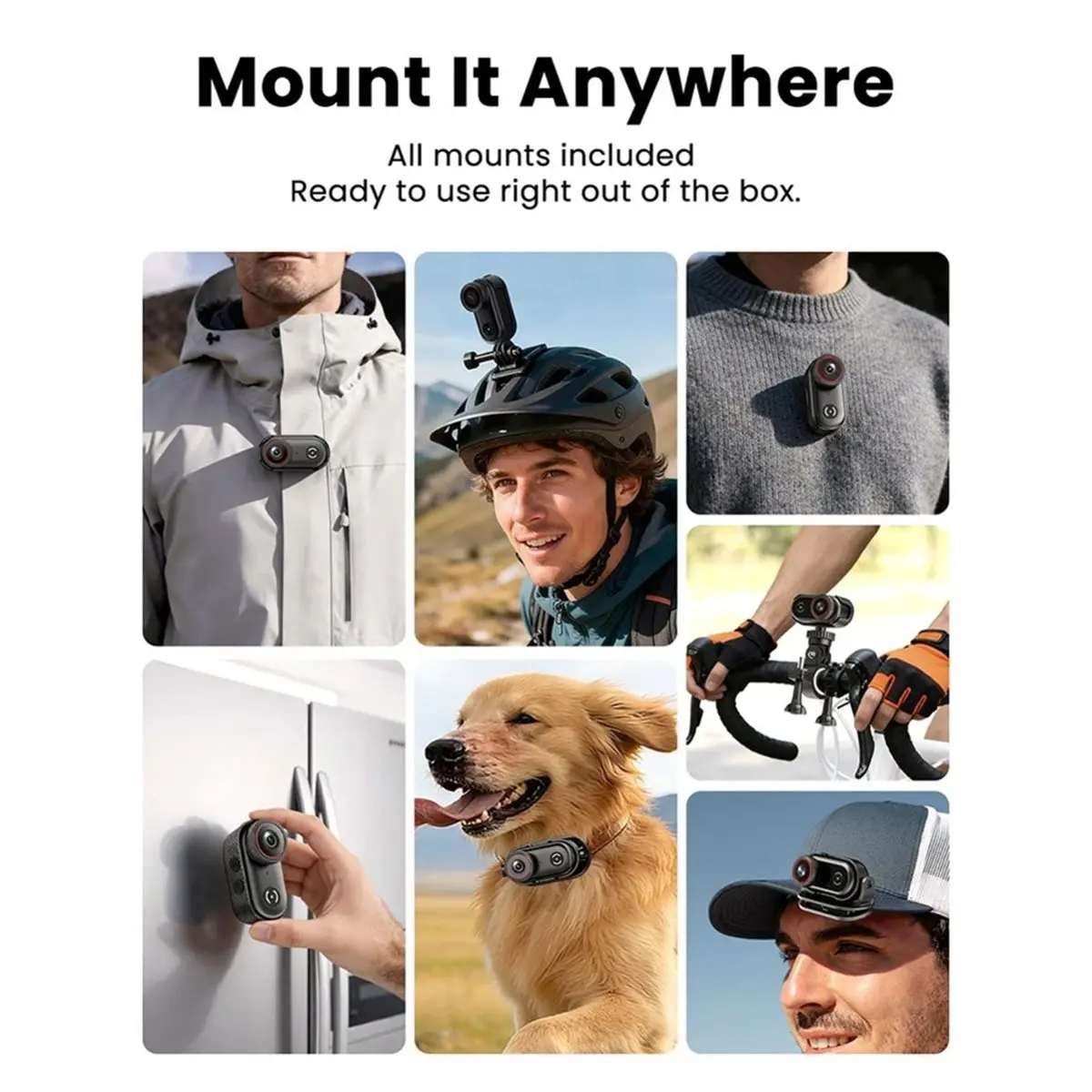 【TODAY-BUY】~@ 4K Mini Body Camera Wearable POV Action Cam with 1.47