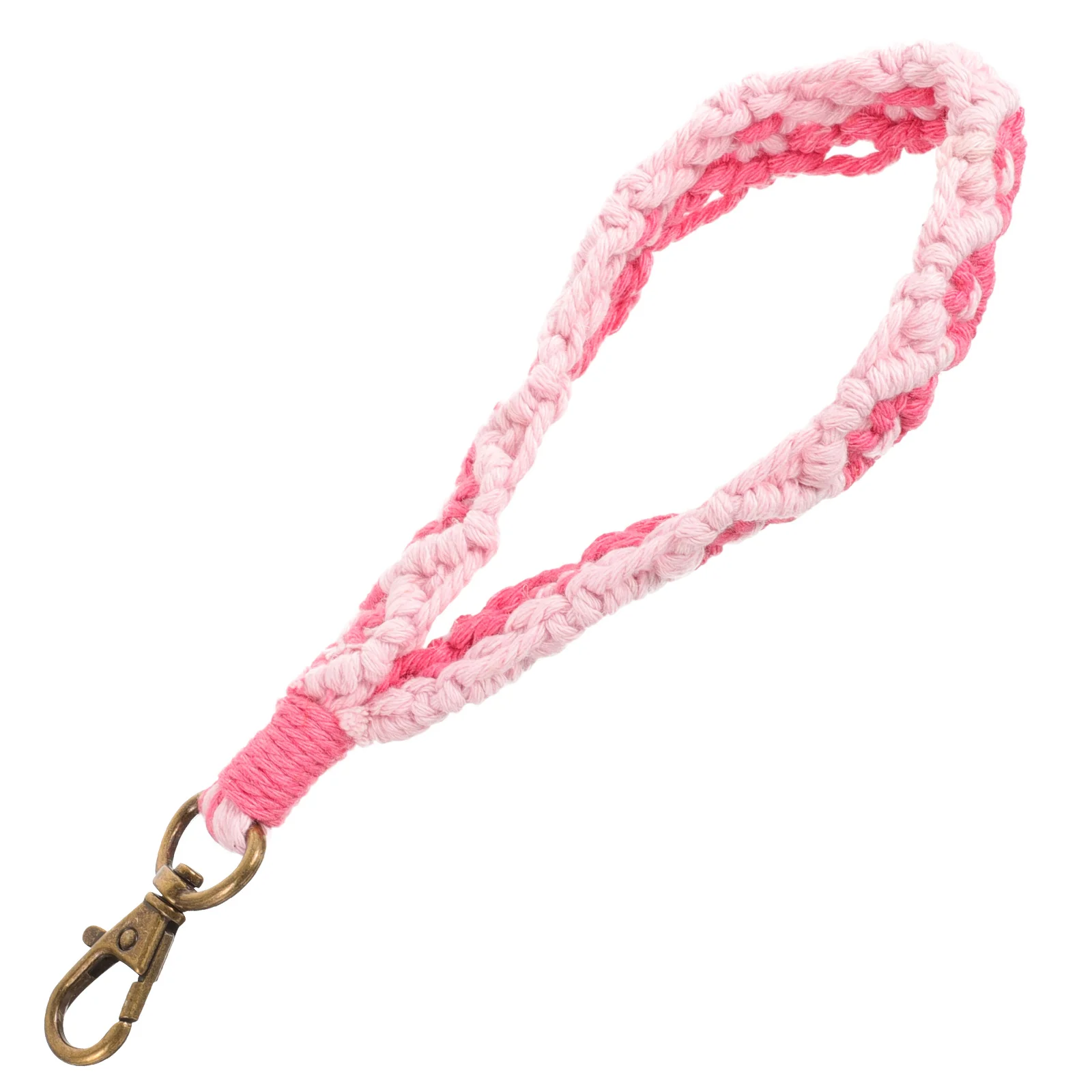 

Wristlet Keychain Bohemian Style Durable Cotton Linen Macrame Key Lanyard for Wallet Car Keys Keychain Accessories