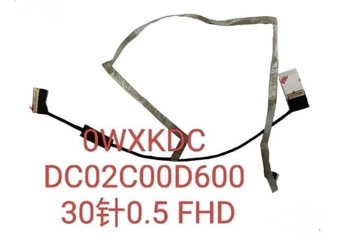 High-Resolution Screen Cable for DELL Alienware 17 R4 R5 P31E Screen Cable 0WXKDC DC02C00D600