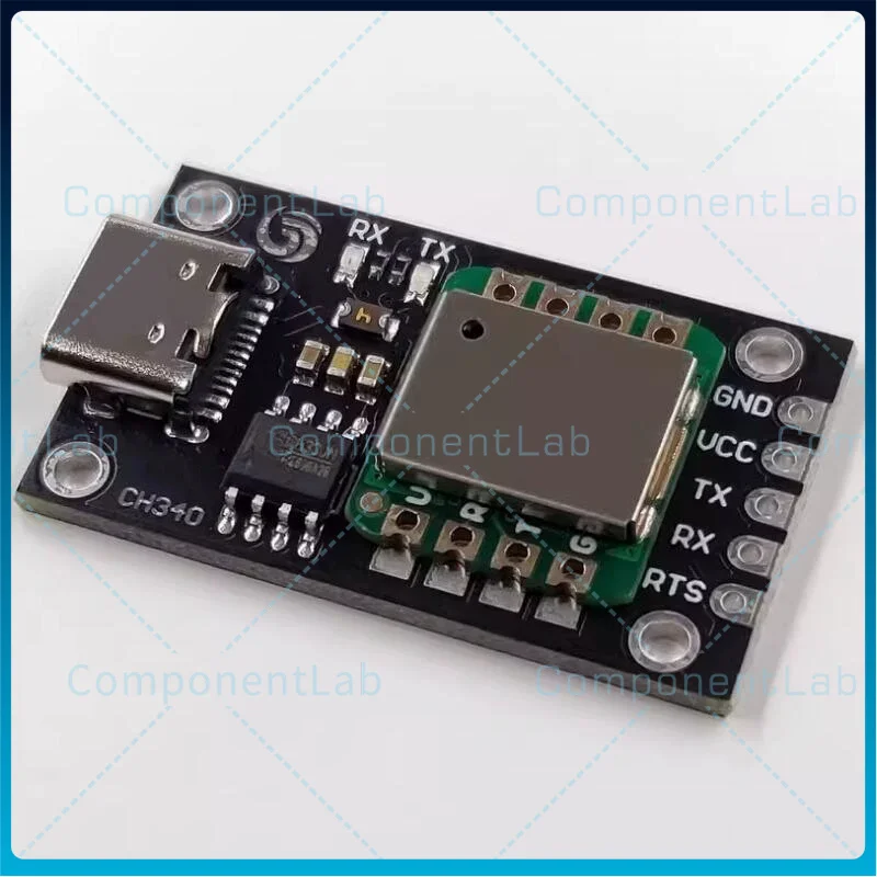 95T nine-axis sensor, three-axis acceleration, gyroscope, magnetic field, attitude angle module, serial port output