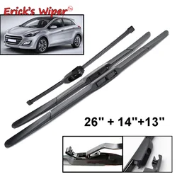 Erick's Wiper Front & Rear Wiper Blades Set For Hyundai i30 GD Elantra GT 2012 - 2017 Windshield Windscreen Window 26