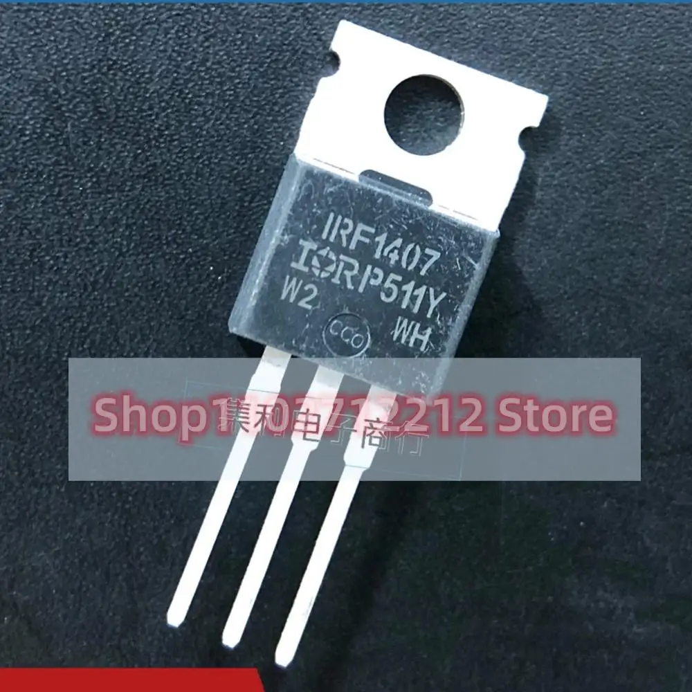 5PCS-10PCS  IRF1407 IRF1407PBF  NMOS TO-220 130A 75V Imported NEW Original  Best Quality