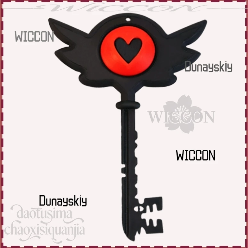 

Willow Cos Store KeeKeeKey Cat Cosplay Anime Hotel Hassbin 3D Polylactic Acid Props Accessories Pendant Christmas Halloween