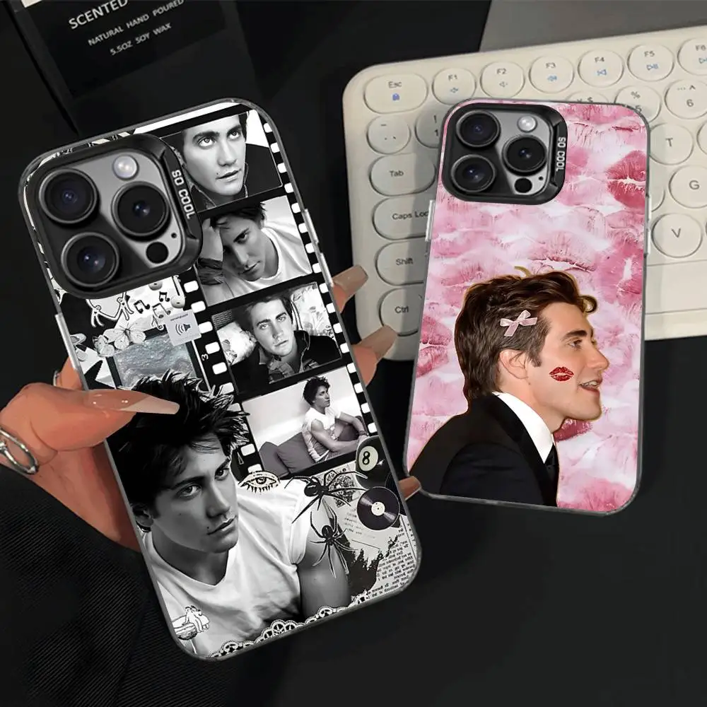 

Jake G-Gyllenhaal Phone Case For iPhone 16,15,14,13,12,11,Pro,Max,Plus,Mini,XS,SE Anti Fall Black Matte Hard Bumper