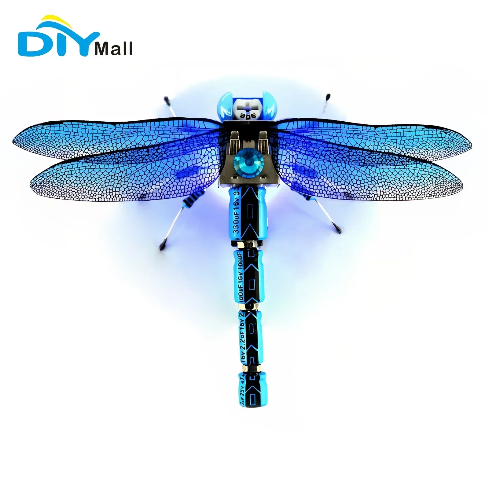 DIYmall Robot Insectos Ciencia Educación Escolar Animatrónica Kit de Robot de Vapor sin Soldadura para Niños