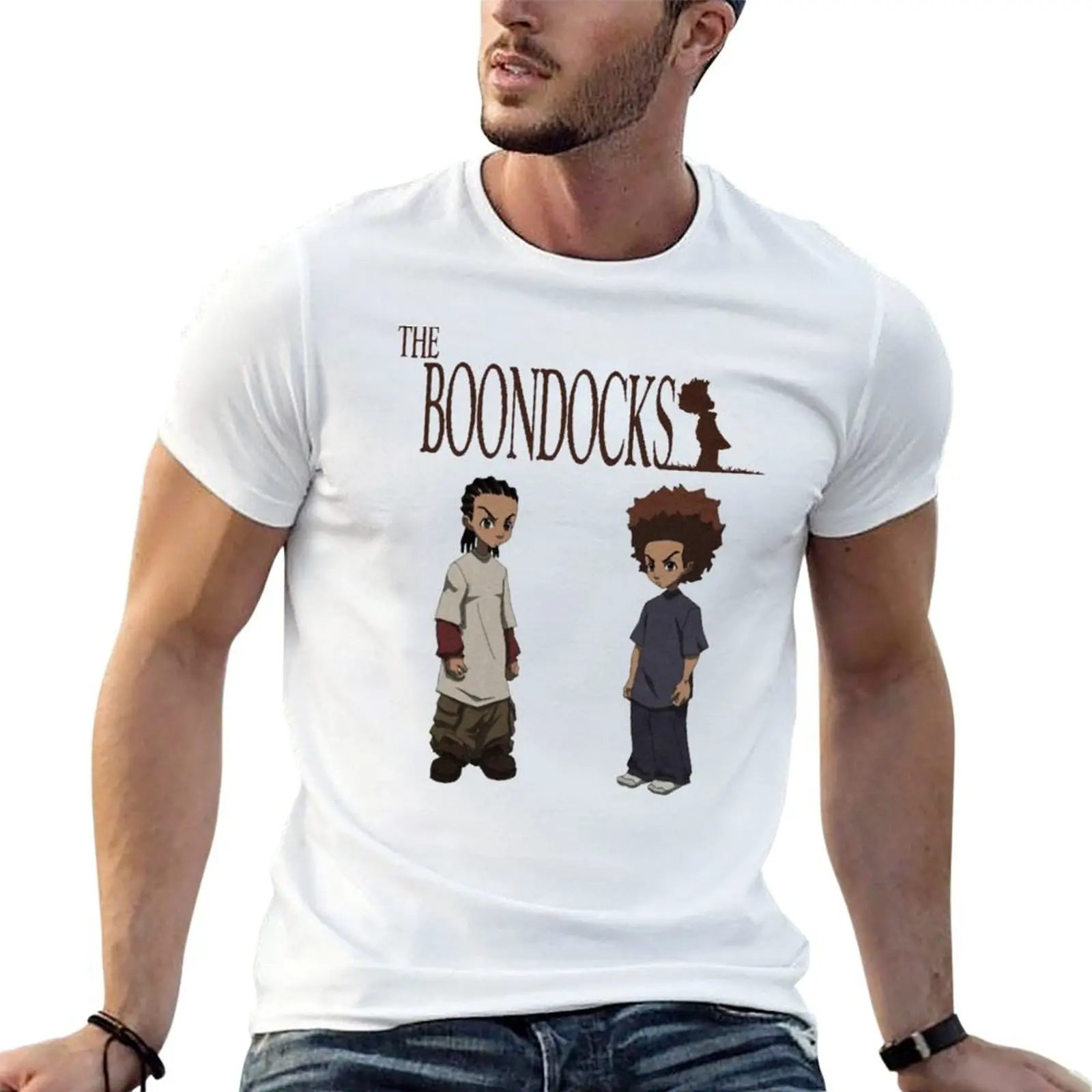 Boondocks cute T-Shirt topping heavyweights men t shirts