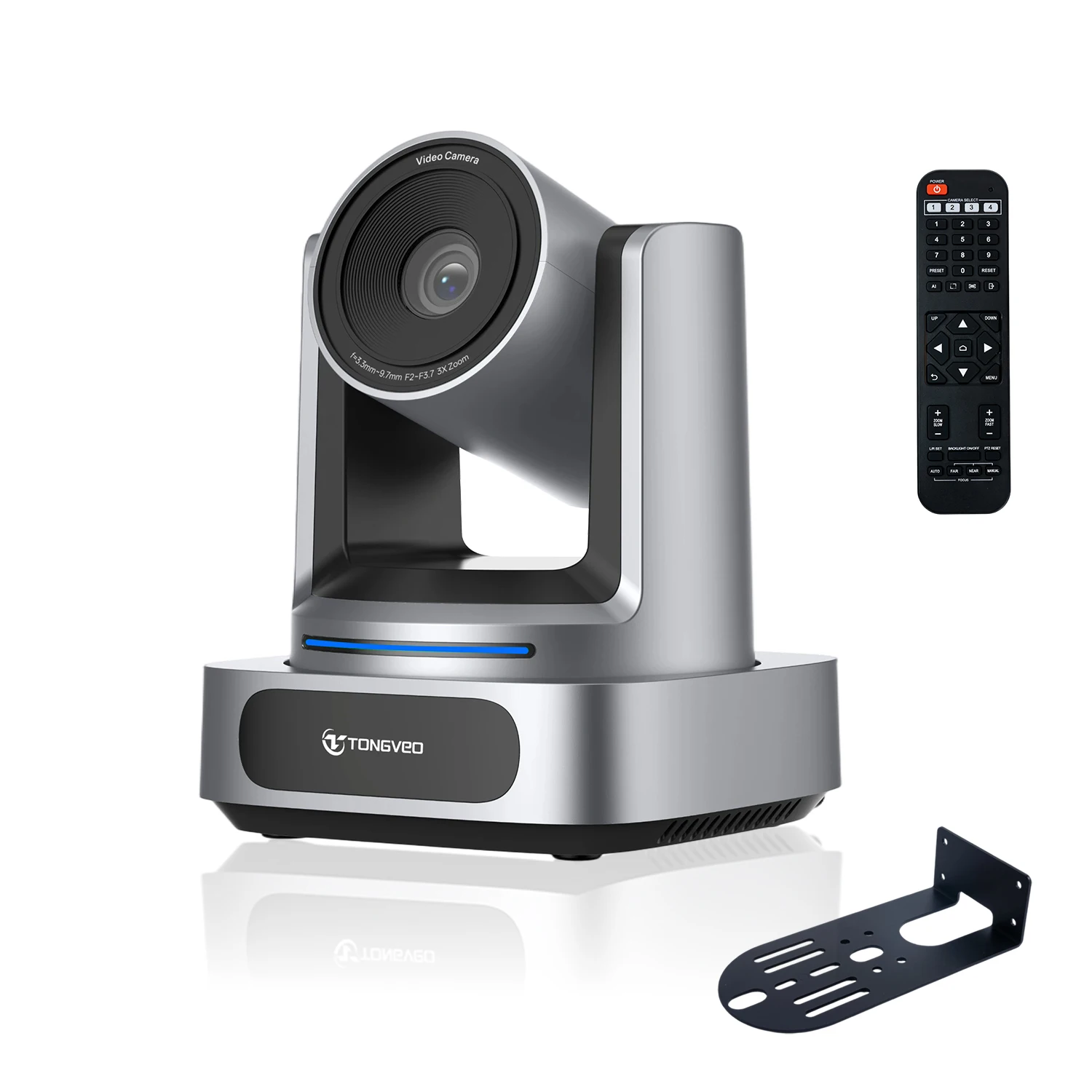 TONGVEO Conference Camera AI Tracking Wide View Angle 10X Optical USB3.0/HDMI Video Camera for Live Streaming