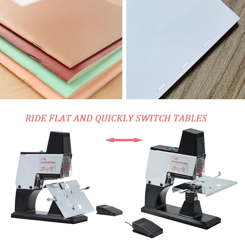 Cucitrice elettrica a sella e piatta Cucitrice elettrica ST-1000T Cucitrice in metallo solido