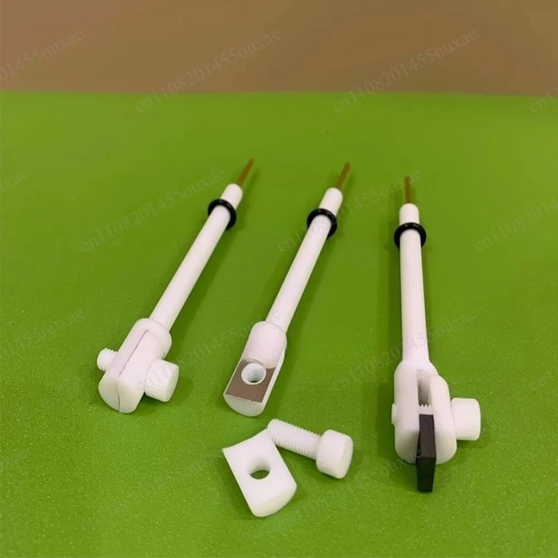 Laboratory Use PTFE Anti-corrosion Electrode Holder Matching Platinum Sheet Counter & Auxiliary Electrode Assembly