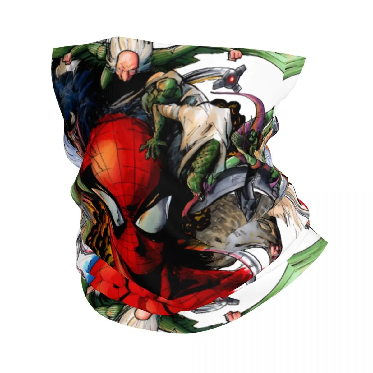 Bandana Neck Cover Motorcycle Club Marvel Spider Man Film Wrap Scarf Cycling Face Mask Hiking Unisex Adult Windproof