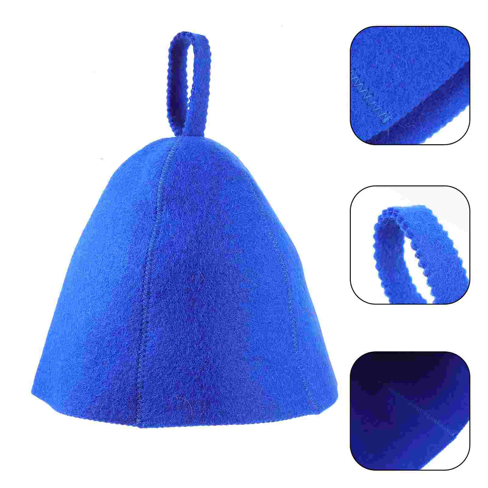 Ginkgo 1pcs Each) Sauna Hat Breathable Bathroom Shower for Women Comfortable Stylish Wool