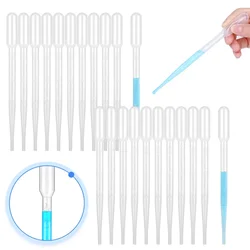 10pcs 0.2/0.5/1/2/3/5/10ml Plastic Laboratory Pipettes Dropper Disposable Pipettes Calibrated Liquid Dropper Lab Equipment Straw