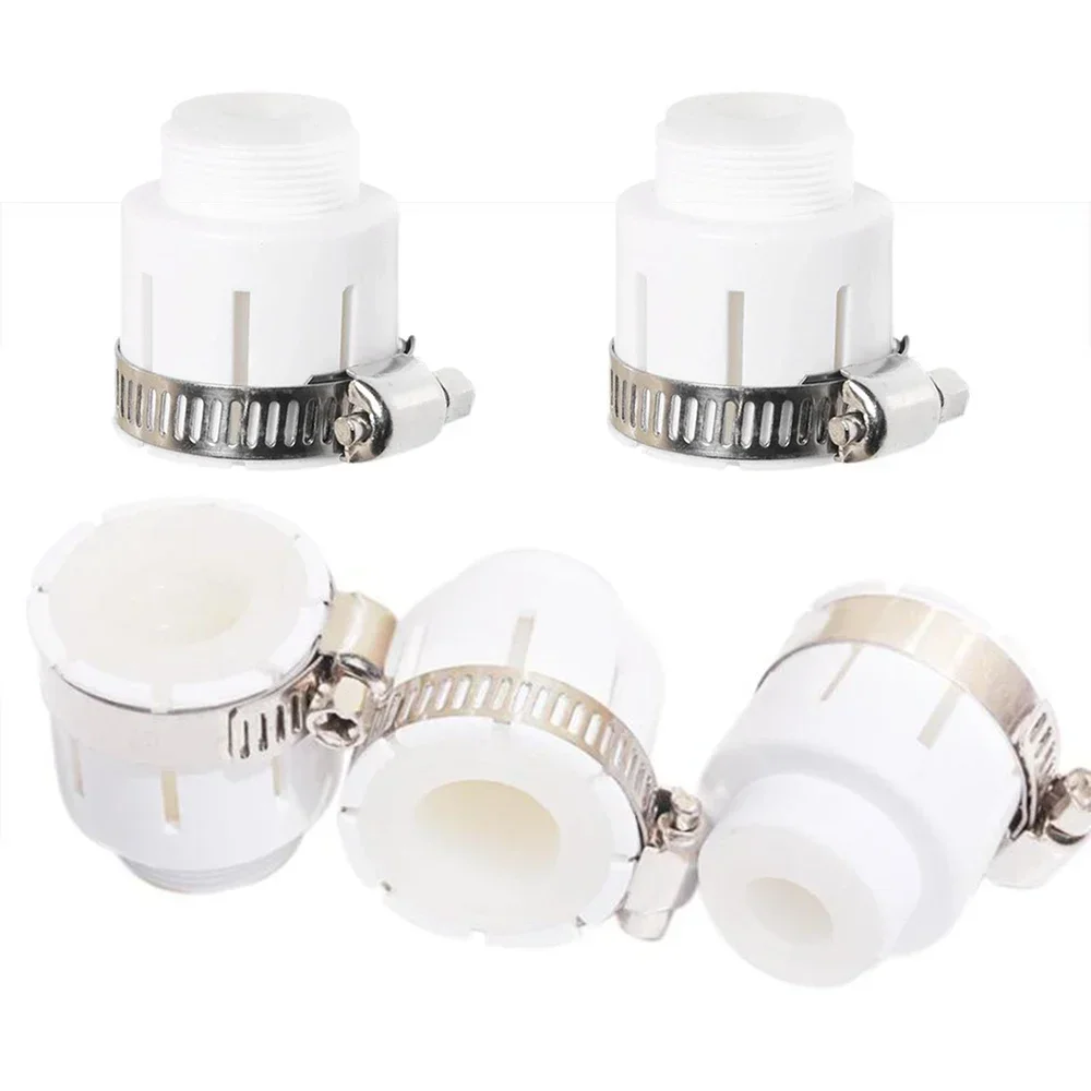 8PCS 범용 수도꼭지 어댑터 수도꼭지 수도꼭지 샤워 헤드 피팅 욕실 100*50mm 플라스틱 수도꼭지 샤워 스프링클러