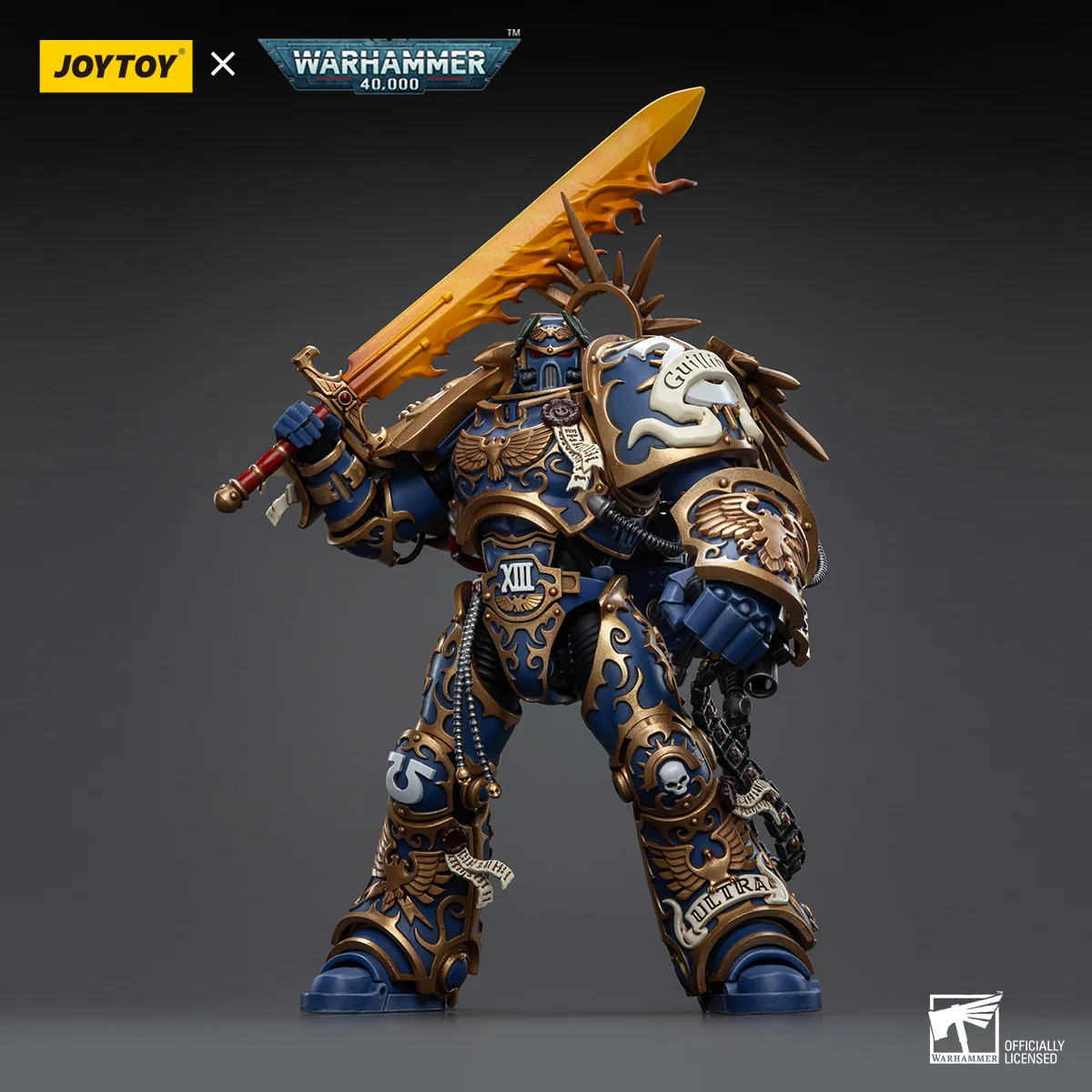 New JOYTOY Warhammer 40k 1/18 Action Figure Ultramarines Primarch  Roboute Guilliman Model Doll Collect Decoration Toy Xmas Gift