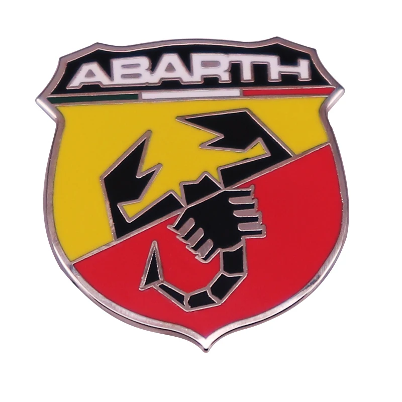 Abarth Logo Pin Auto Scorpion Sport Car Fiat Brooch