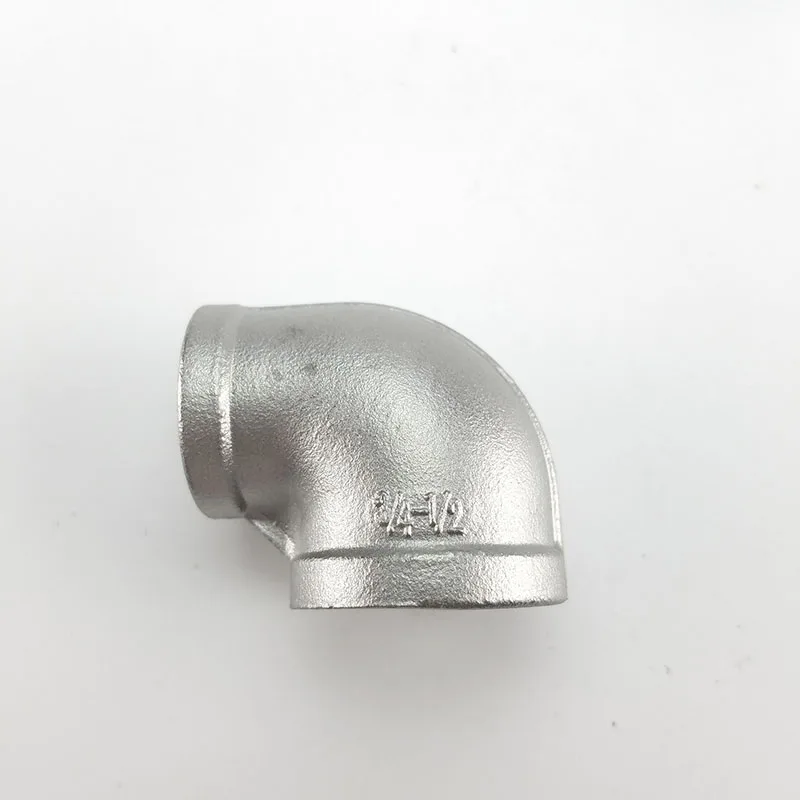 1/4 3/8 1/2 3/4 1 1-1/4 Elbow 90 Degree Angled F/F Stainless Steel SS304 Female* Female Threaded Reducer Pipe Fittings