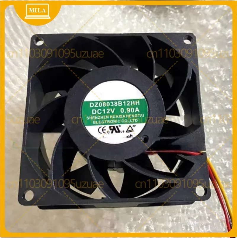 

For Wholesale In Groups Of Four, DZ08038B12HH DC12V 0.90A 8038 80 * 38MM Cooling Fan
