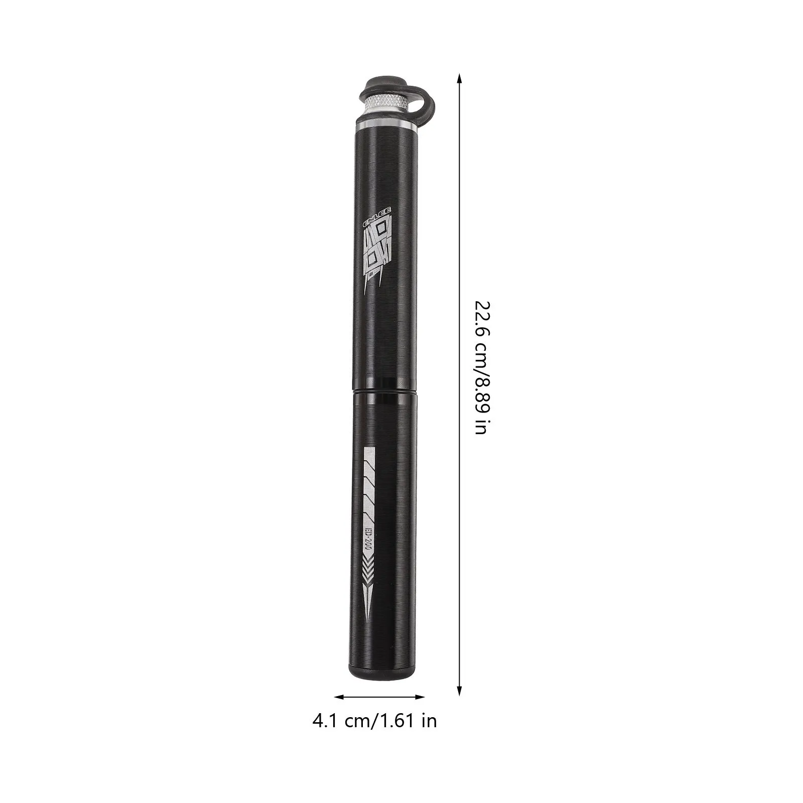 

1 set Portable Bike Inflator Ergonomic Design Strong Sealing No Leak Easy Storage Small Cycle Pump Outdoor Accessory Handheld