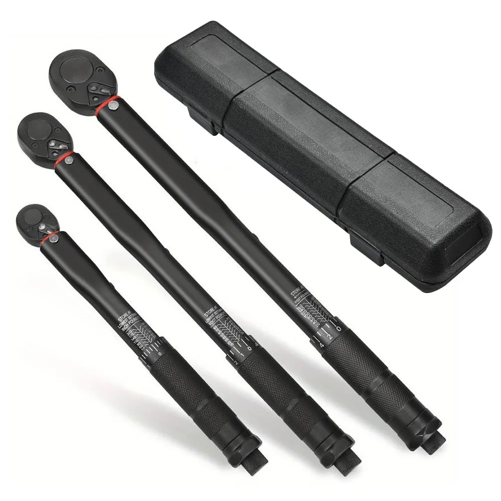 

Precision Torque Wrench 1/4 3/8 1/2 Quick Release Ratchet Spanner for Car Bike Repair Tool