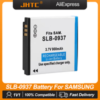 JHTC 900mAh SLB-0937 Battery For SAMSUNG L730 L830 i8 NV33 ST10 PL10 SLB0937 SLB 0937  Camera Battery
