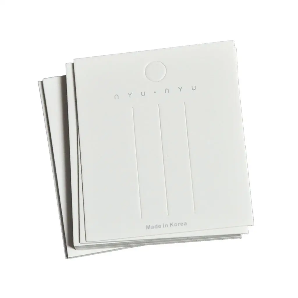 Jewelry Display Card Blank Necklace Bracelet Display Tags Accessories for Jewelry Organizer Storage Box