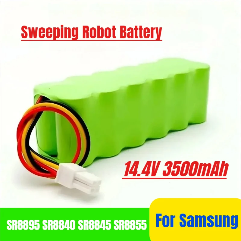 

For Samsung Sweeping Robot Battery 14.4V 3500mAh NI-NH SR8895 SR8840 SR8845 SR8855 VCA-RBT20 DJ96-00113C