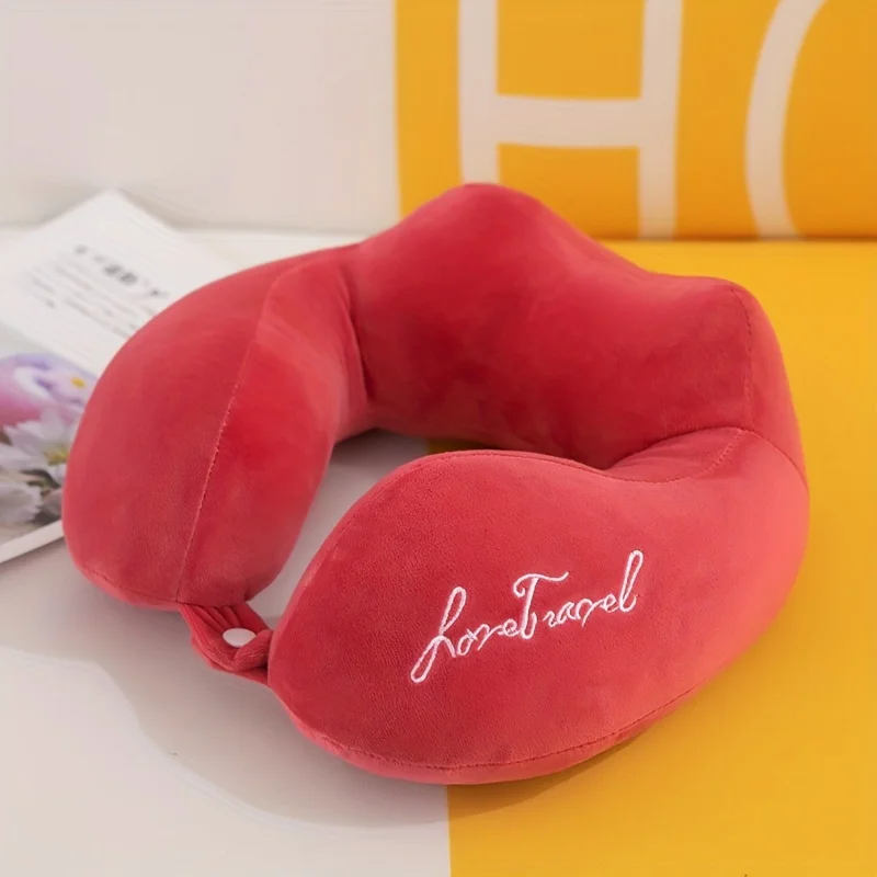 

U-Shaped Neck Pillow for Travel & Office. Dual Hump Design, Lightweight & Breathable. Perfect Cervical Support Anywhere!