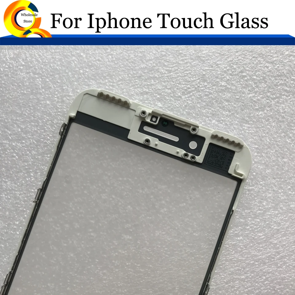 10Pcs\Lot For iPhone 6 6s 5 7 8 Plus  Touch Screen Front Outer Glass With Laminated OCA Replacement