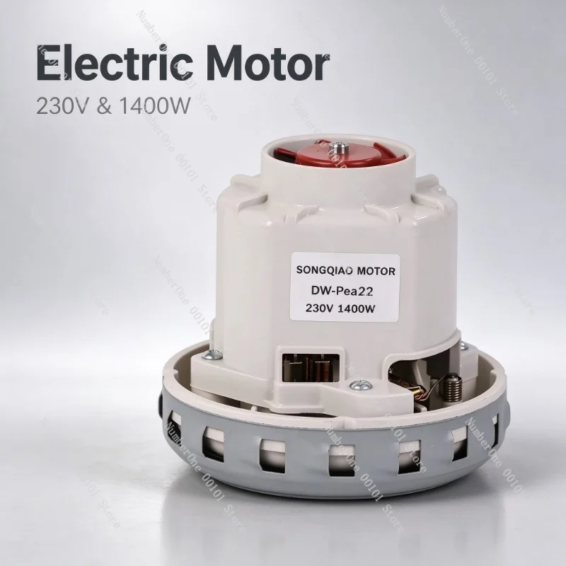Quiet Powerful 1400W Vacuum Cleaner Motor Micro Series Excited Single Phase Electric Motor High Power Replacement For Home Use