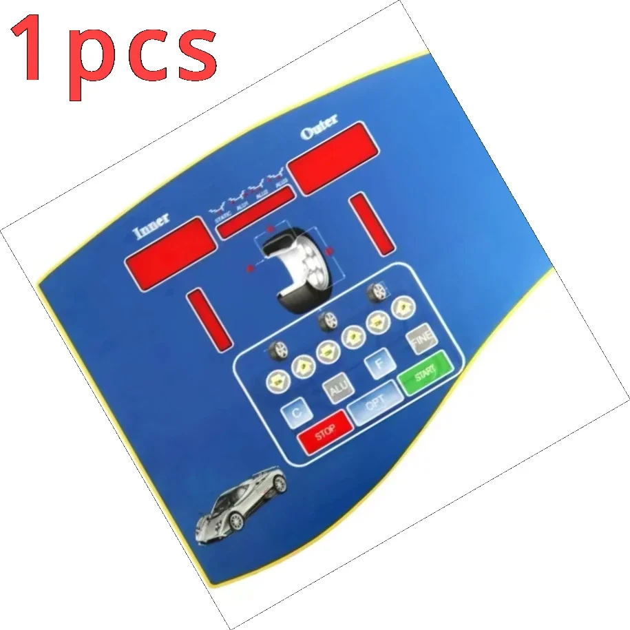

Tire balancing machine balancing instrument accessories Ohira panel touch switch key board display panel dismantling