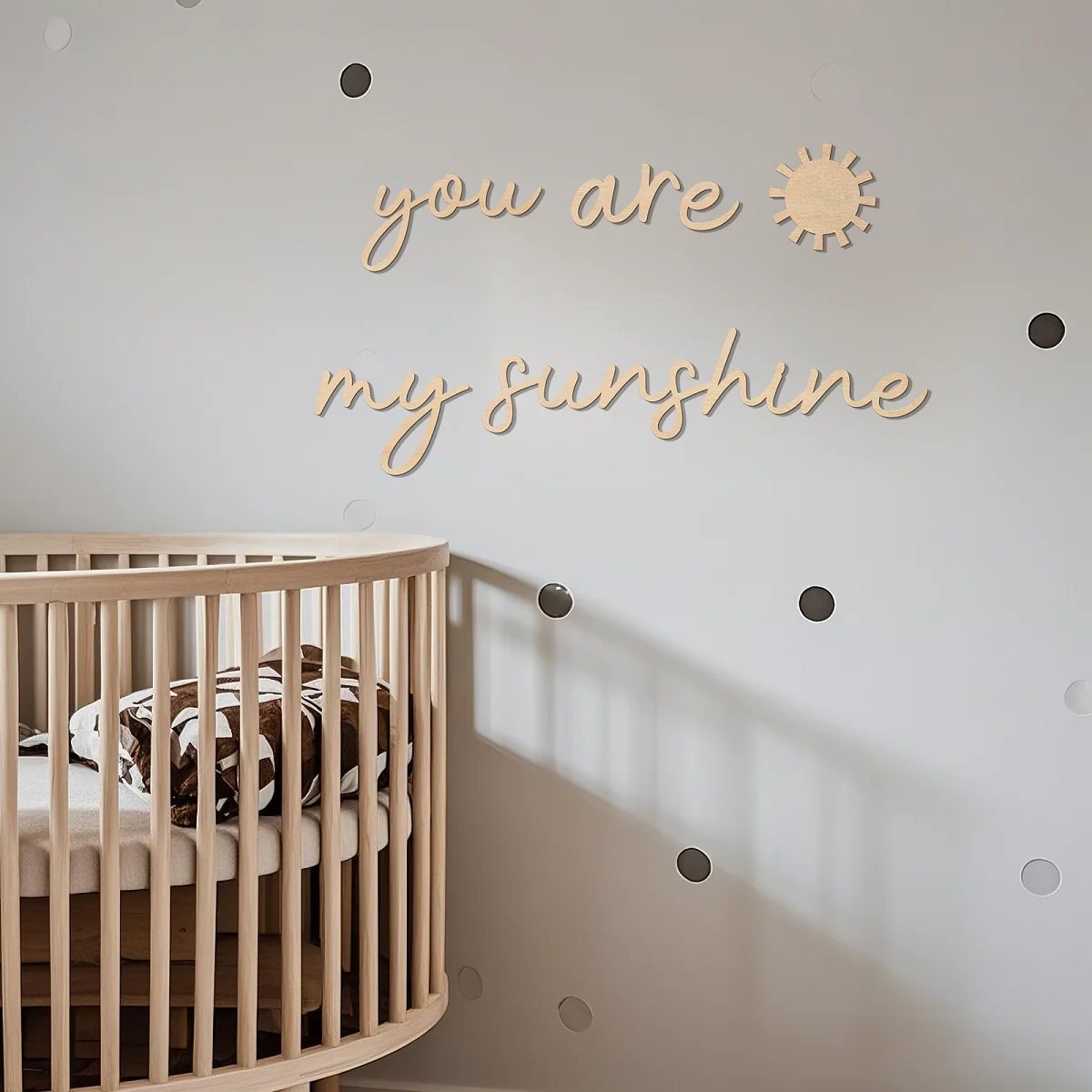 Você é meu sol sinal de madeira – arte de parede do quarto do berçário, decoração boho para quarto de crianças, sala de jogos e decoração de sala de jogos