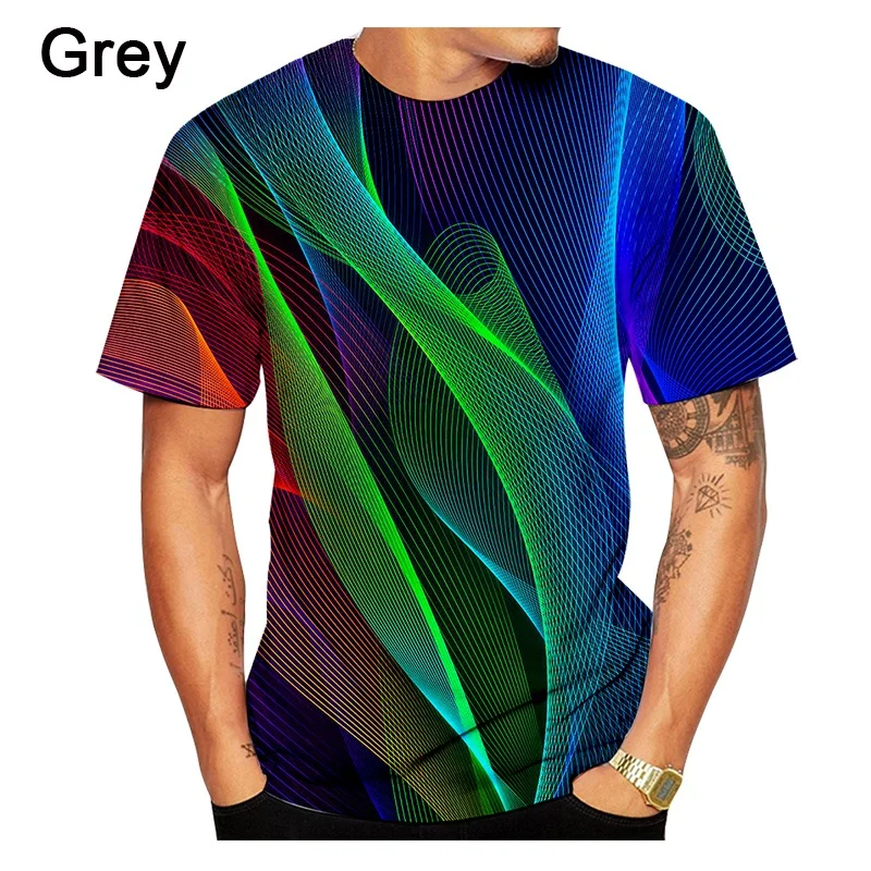 8 Styles Three-dimensional 3D T-shirt Men Women Fashion 3D T Shirt Short Sleeve Harajuku Styles