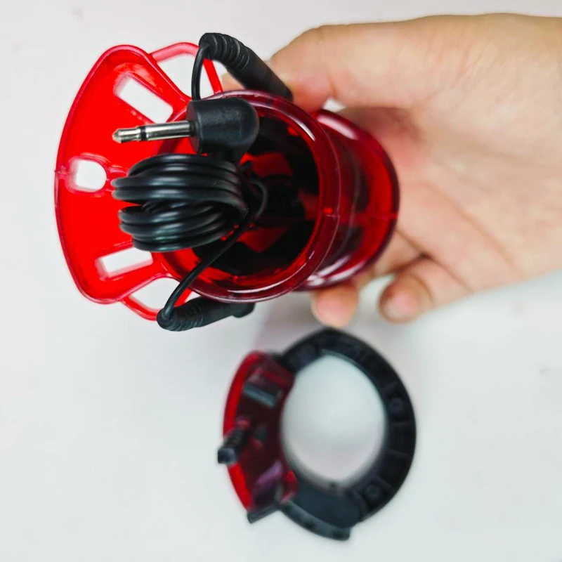 E stim Toys for Men,BDSM Electro Shocker Shock CB6000 Chastity Cock Cage,Electric Sex Penis Ring,Electrostimulation Cock Ring view 4