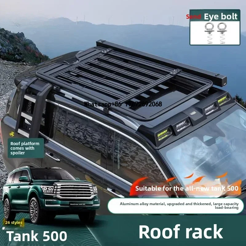 Roof Rack, Modified Expansion Platform, Ladder, Side Awning and Storage Box for Tank 500 Hi4-Z/T