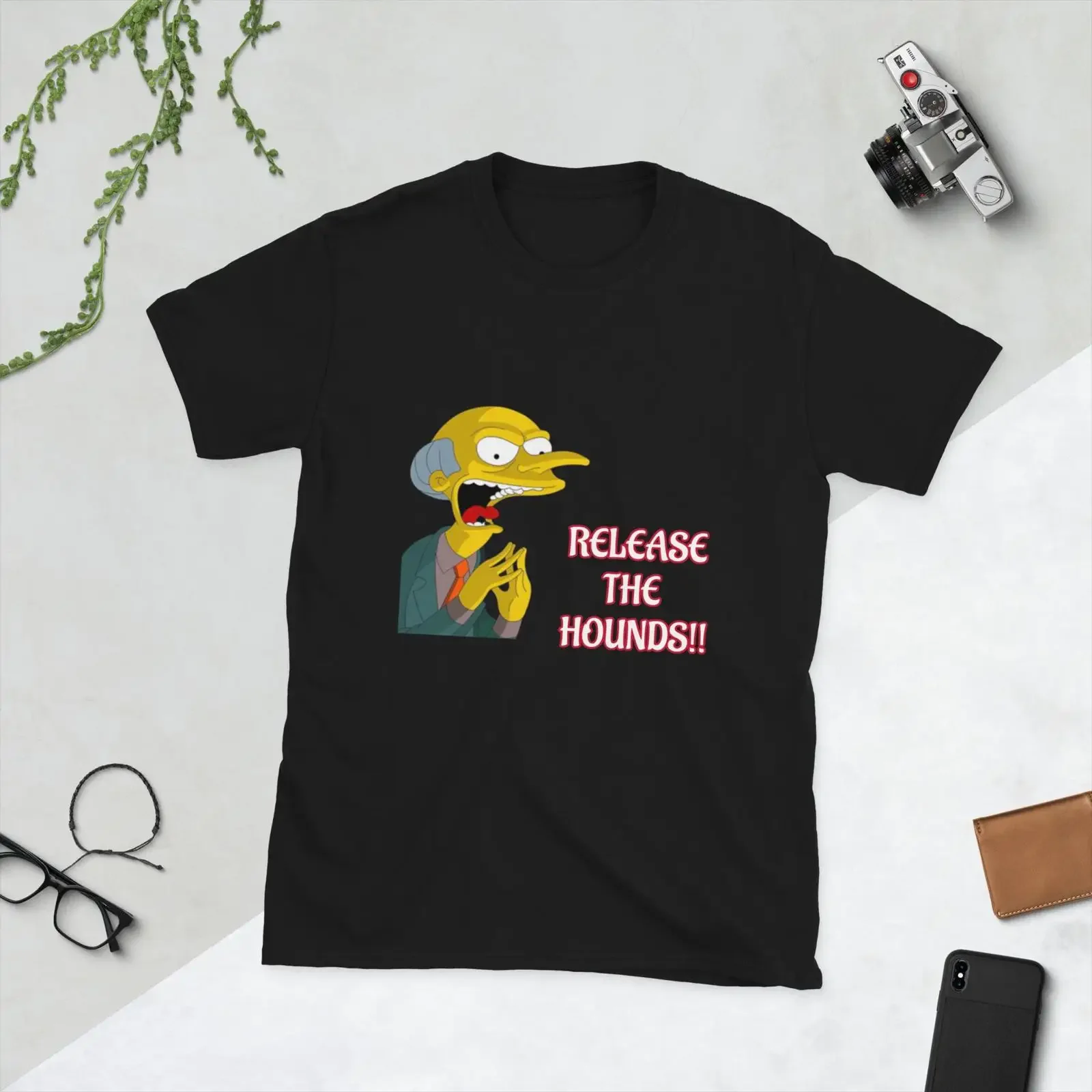 Release the Hounds T Shirt vintage Washed graphic Slightly Casual Top For Everyday Wear Breathable homme Comfortable fashion