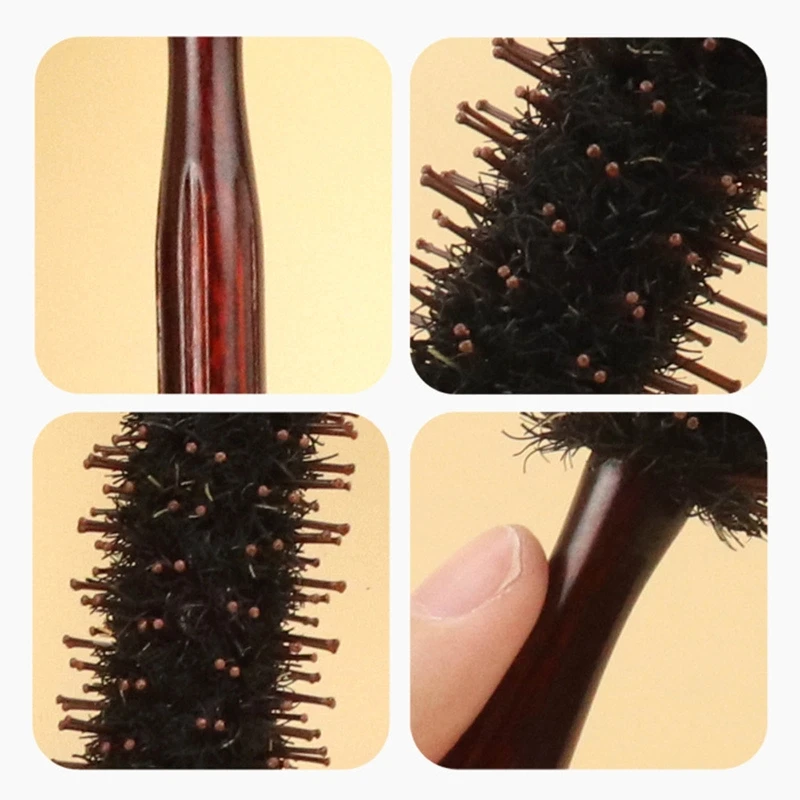 652F Bristle Anti-Static หวี Detangling แปรงผมนวดหนังศีรษะ Hairdressing เครื่องมือจัดแต่งทรงผมสำหรับ Salon Home ใช้